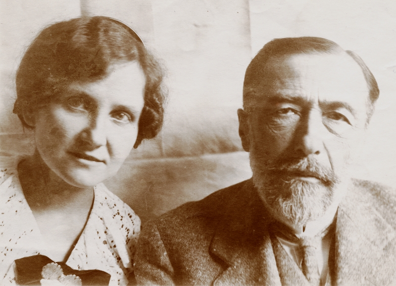 Conrad with Aniela Zagorska